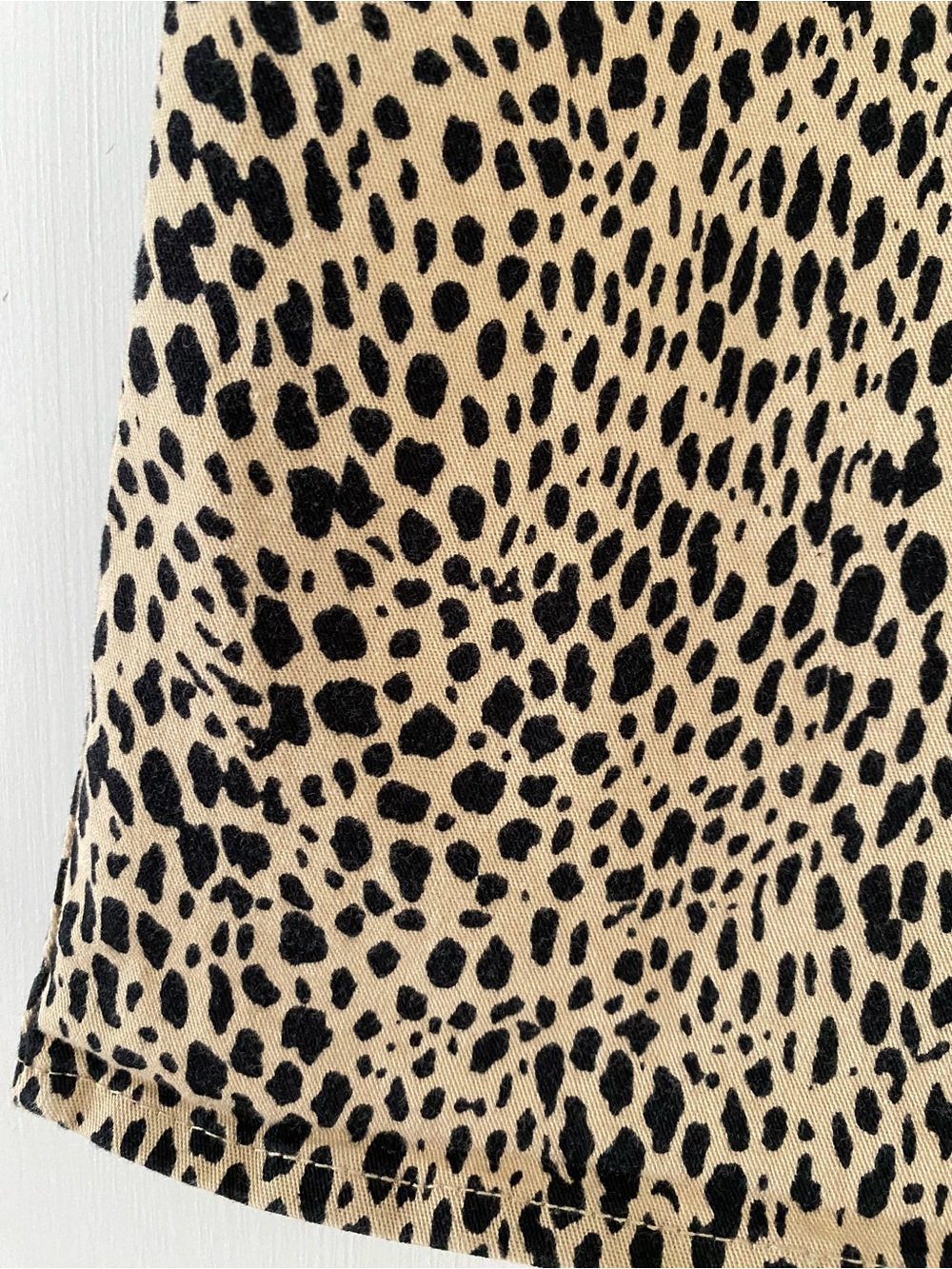 Brandy Melville Leopard Print Mini Skirt Mobwife Cheetah Size XS/Small - Picture 3 of 6